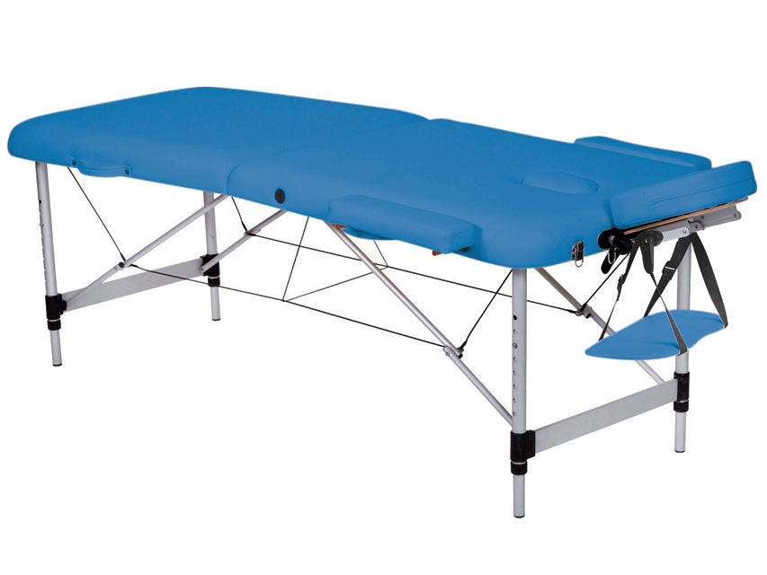 GIMA Massageliege aus Aluminium mit 2 Segmenten