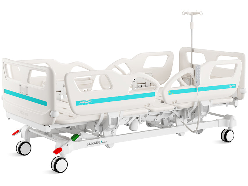 Lit de soins électrique avec TR et RTR, hauteur variable