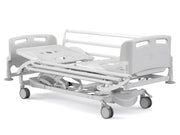 Hospital bed with 3 joints and 4 sections, with electric height adjustment - Trendelenburg and reverse Trendelenburg