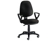 Sedia cuneo con braccioli - similpelle
