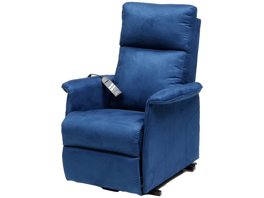 Poltrona elevabile arianna 2 motori - ignifuga - blu - 1 pz.