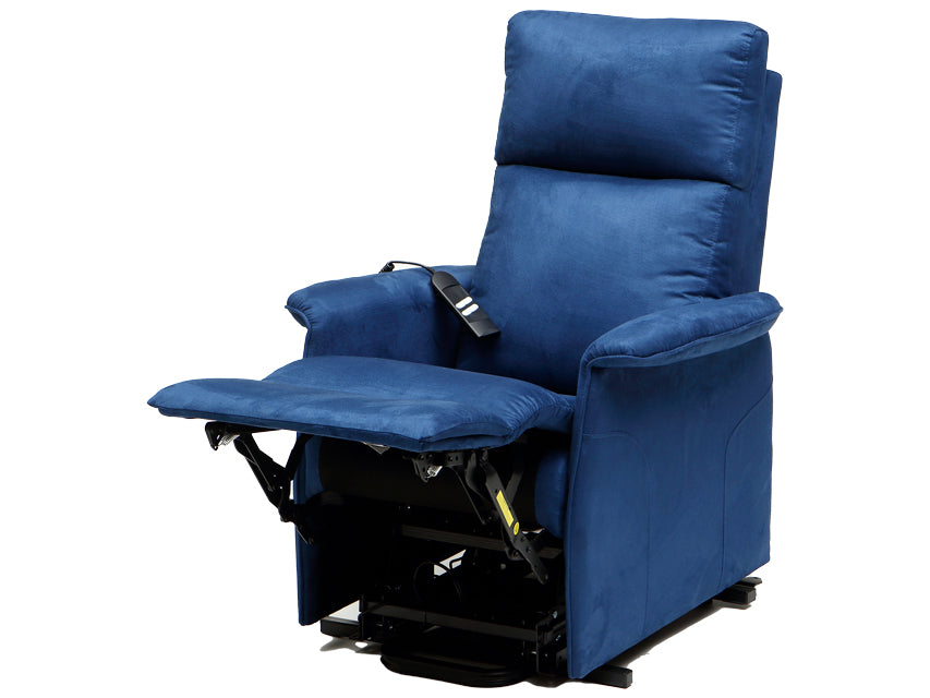 Poltrona elevabile arianna 2 motori - ignifuga - blu - 1 pz.