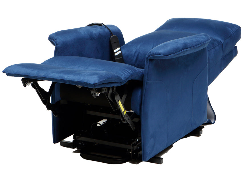 Poltrona elevabile arianna 2 motori - ignifuga - blu - 1 pz.