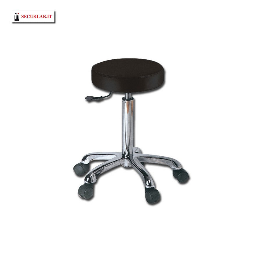 Sgabello con altezza regolabile nero