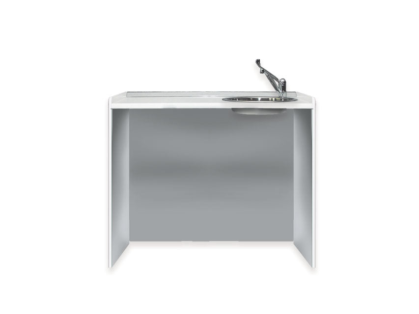 Piano di lavoro 106 cm - lavello a destra