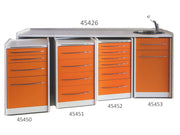Arbeitsplatte 206 cm - Spüle rechts