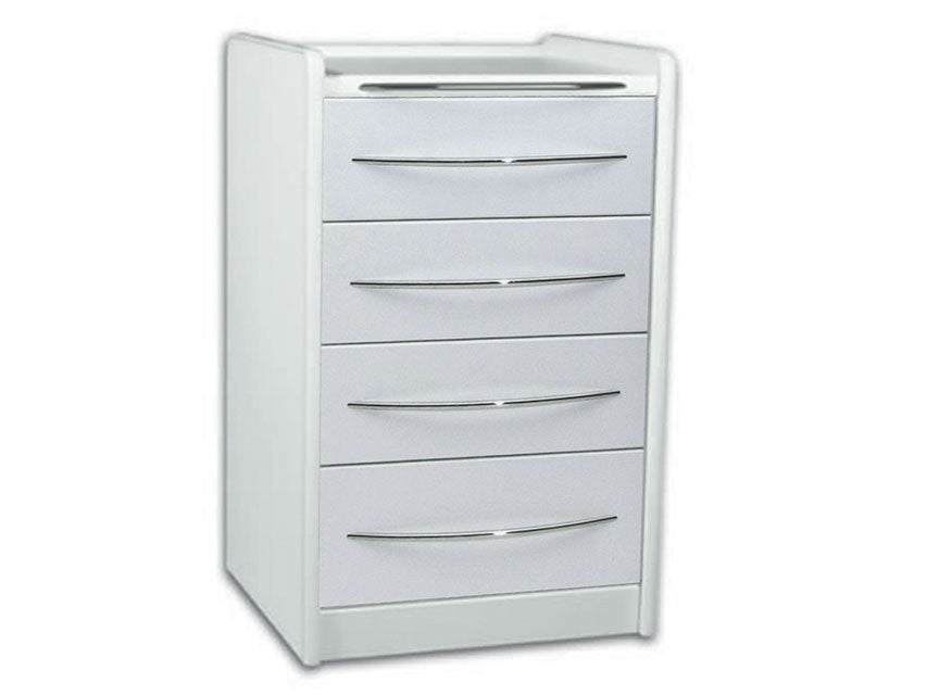 Cassettiera mobile GE416 4 cassetti 49 cm - bianca