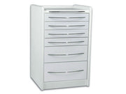 Cassettiera mobile GE419 6 cassetti 49 cm - bianca
