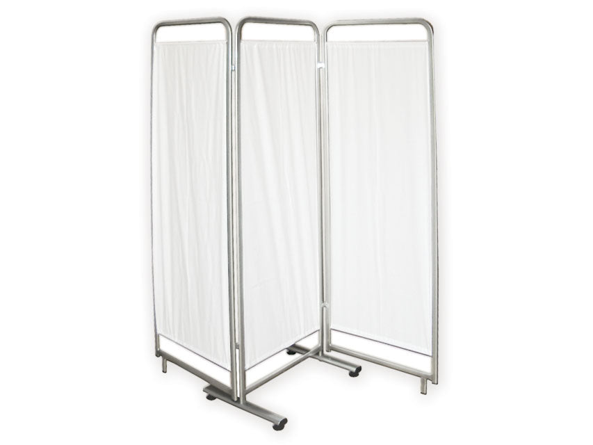 Paravento a 3 ante - bianco - 1 pz.