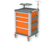 Carrello di emergenza compact kart arancione