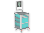 Carrello Gima COMPACT turchese con negativoscopio a LED