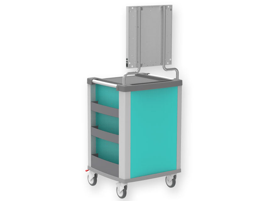 Compact kart 2 viewer - turquoise - 1 pce.