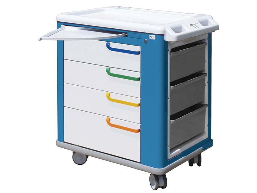 Carrello Multifunzionale - Standard - Bianco/Blu