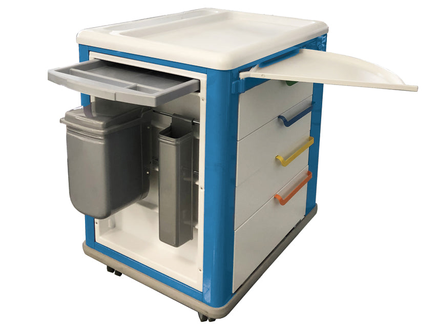 Multifunction Trolley - Standard - White/Blue