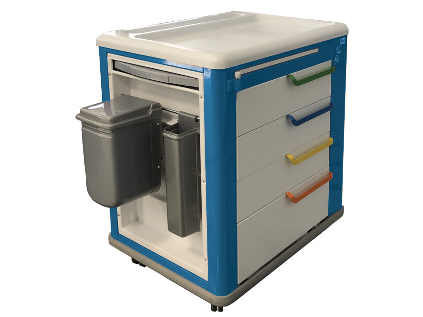 Multifunction Trolley - Standard - White/Blue