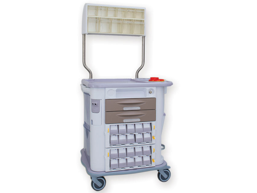 Carrello aurion emergenza - marrone - 1 pz.