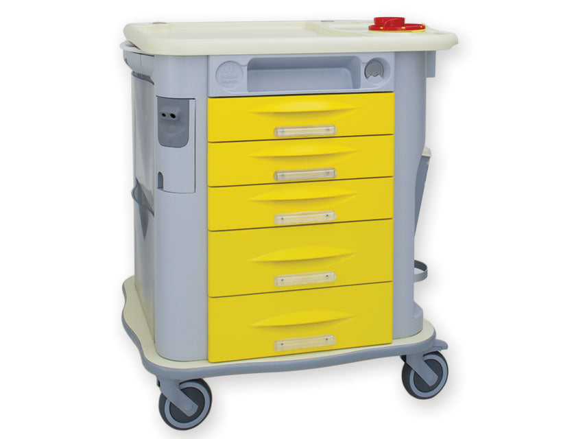 Carrello medicazione amagnetico - giallo
