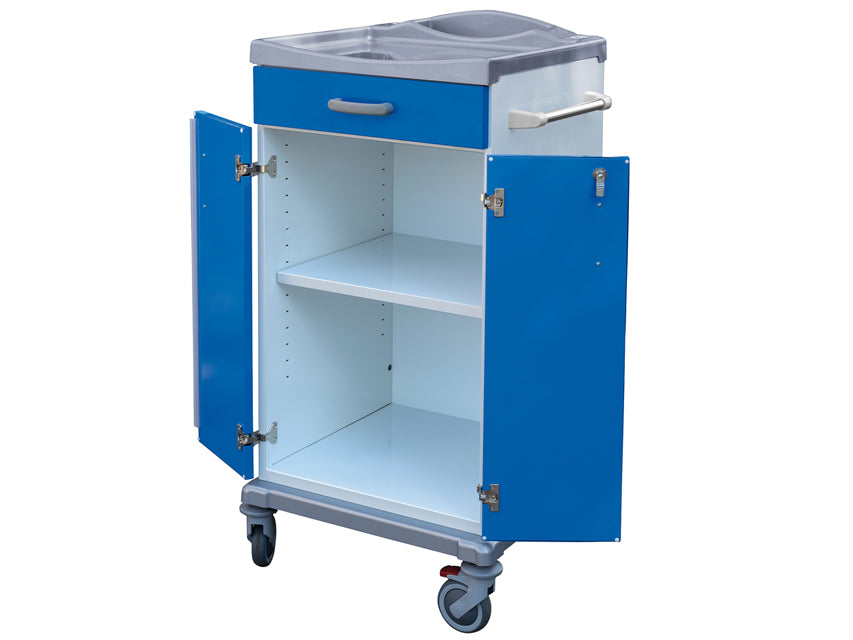 Carrello Biancheria Pulita 2 Ante+Cassetto - Piccolo