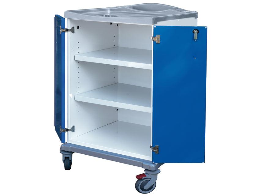 Carrello Biancheria Pulita 2 Ante - Medio