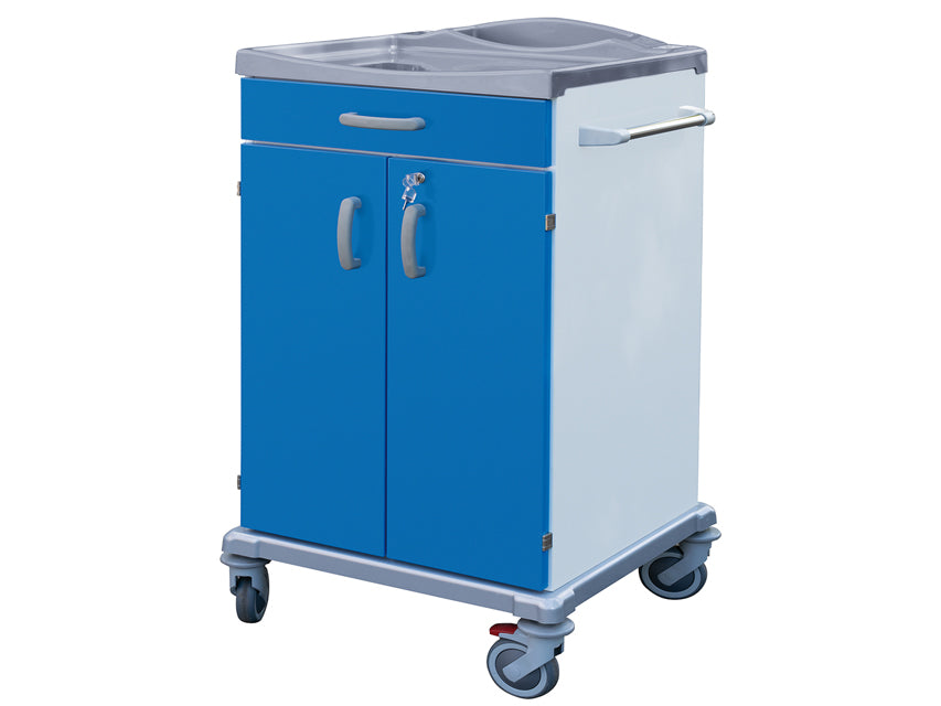 Carrello Biancheria Pulita 2 Ante+ Cassetto - Medio