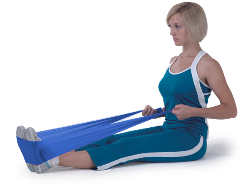 Fascia elastica di resistenza per esercizi 1,5 m - blu