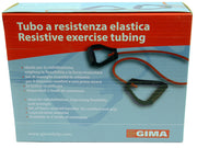 Tubo resistente con manici per esercizi