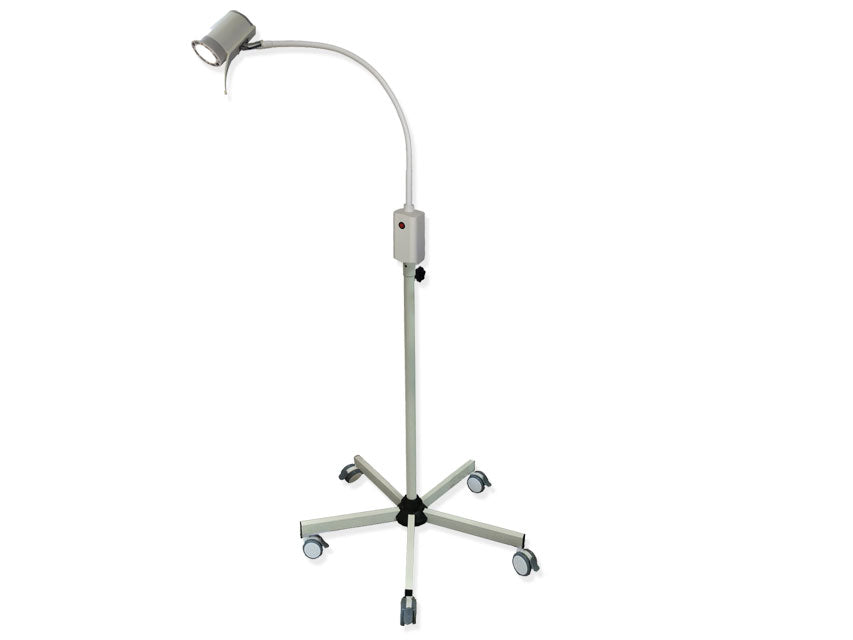 Lampada diagnostica HYRIDIA A 7 LED con braccio flessibile - su carrello