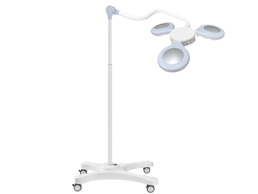 Lampada led quattroluci su carrello con batteria - 1 pz.
