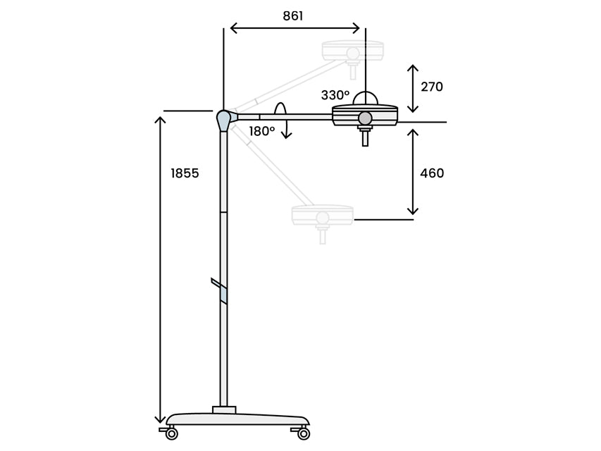 Luce Scialitica Pentaled 30E Light - Su Carrello