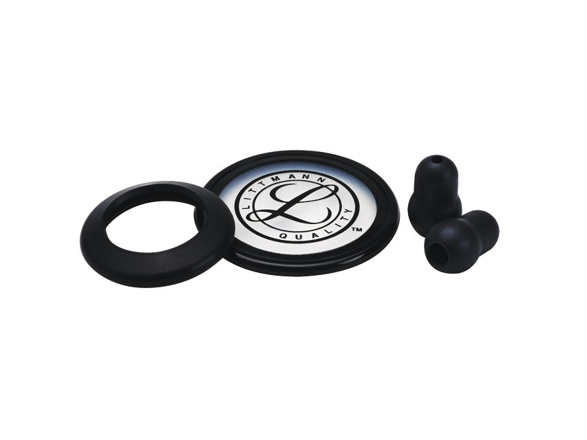 Kit littmann 40005: membrana+anello+anello campana+olive per classic ii-nero - 1 kit