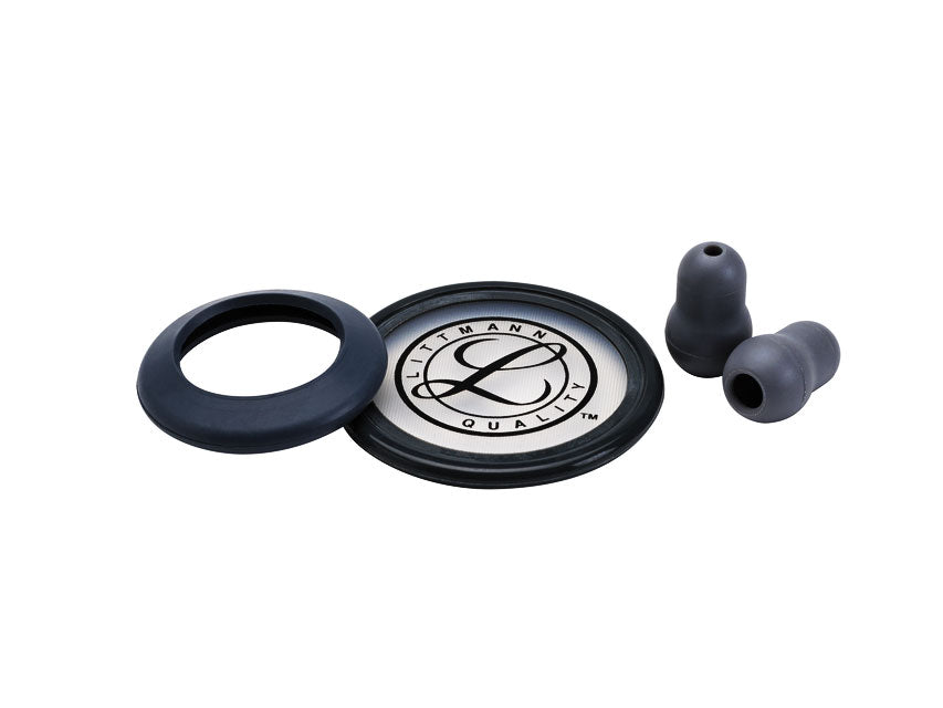 Kit littmann 40006: membrana+anello+anello campana+olive per classic ii-grigio - 1 kit