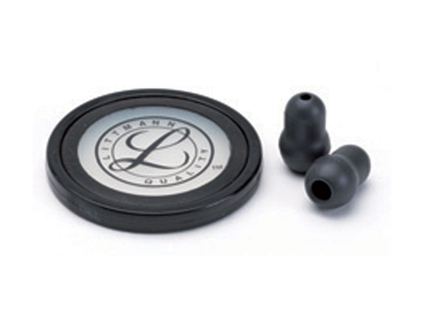 Kit littmann 40011: membrana+anello+olive per master cardiology-nero - 1 kit