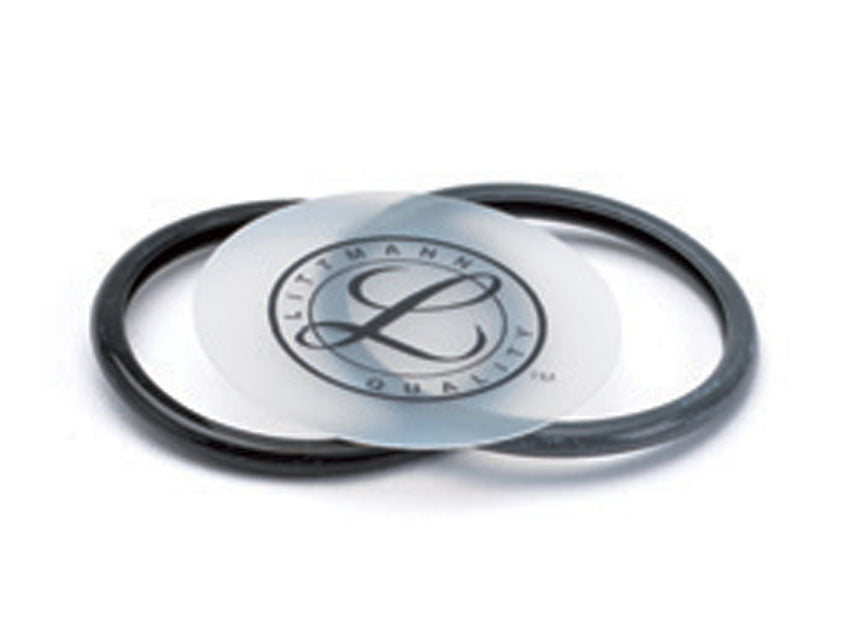 Kit littmann 40012: membrana+2 anelli per pediatric-nero - 1 kit