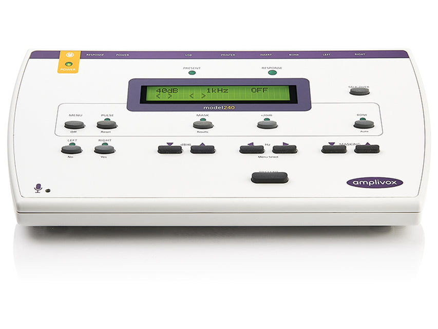 Audiometro Diagnostico Amplivox 240 - via aerea, ossea, mascheramento