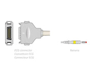 Cavo paziente ecg 2,2 m - banana - compatibile fukuda denshi - 1 pz.