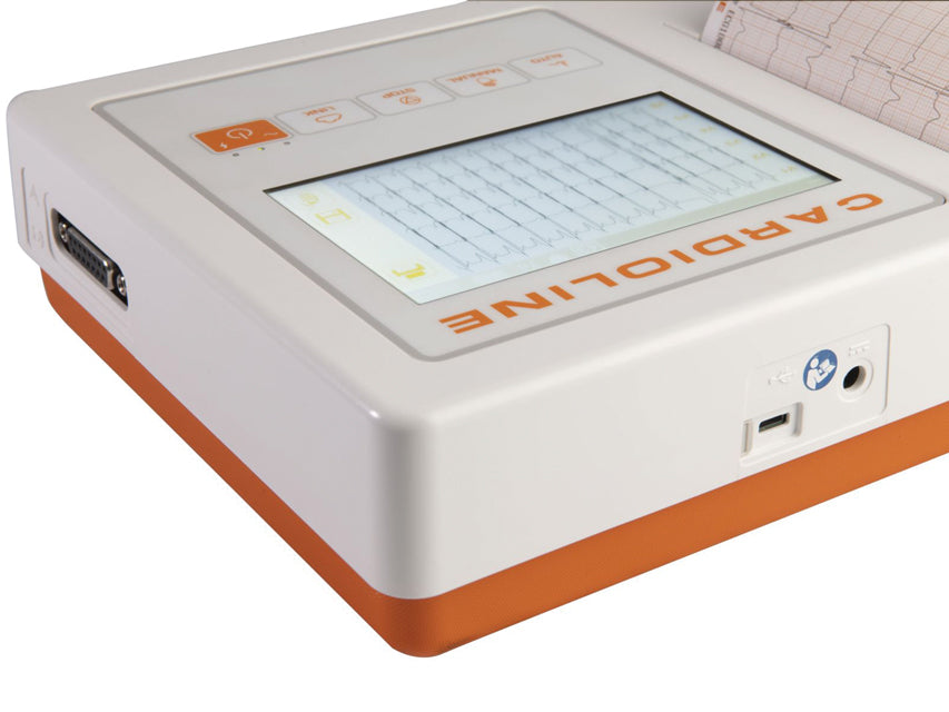 ECG Cardioline 100L FULL - con Easy app e Glasgow -  schermo a colori touch da 5"