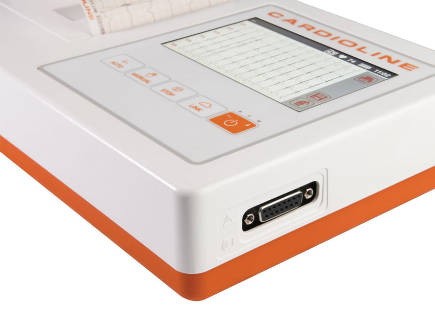 ECG Cardioline 100L FULL - con Easy app e Glasgow -  schermo a colori touch da 5"