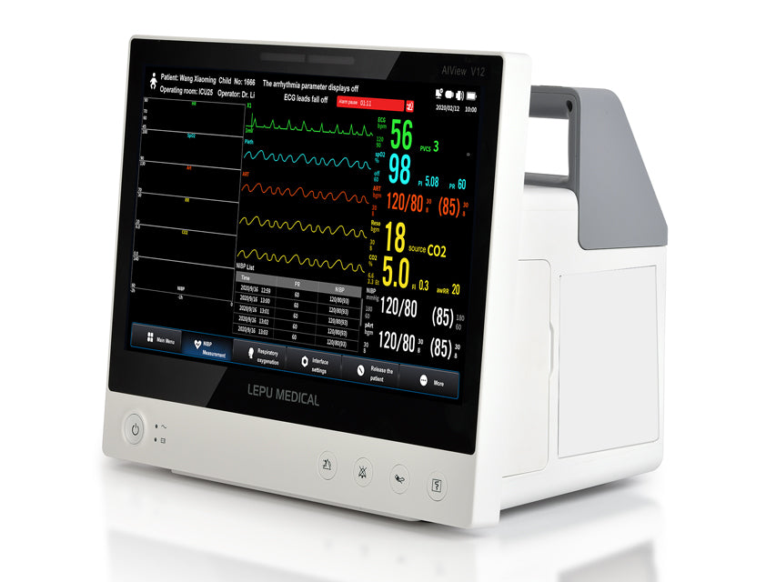 Monitor multiparametrico con IA - AIVIEW V10