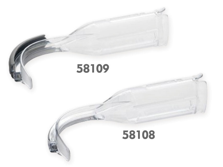Lama ambu pediatrica con canale vision ablade - misura 2 per 58106 - conf. 20 pz.