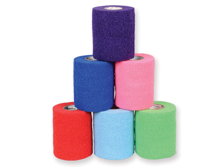 Co-Plus-Binde 6,3 m x 7,5 cm - gemischte Farben - 24 Stk. Packung