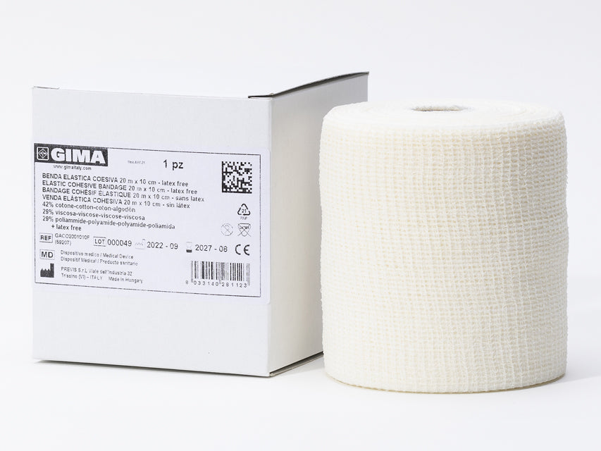 Benda elastica coesiva 20 m x 10 cm - latex free - 1 pz.