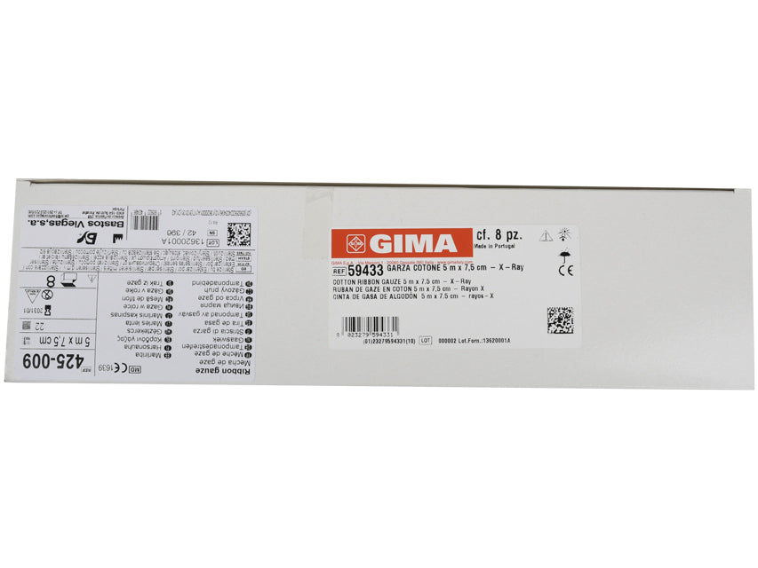 Cintas de gasa de algodón rayos X