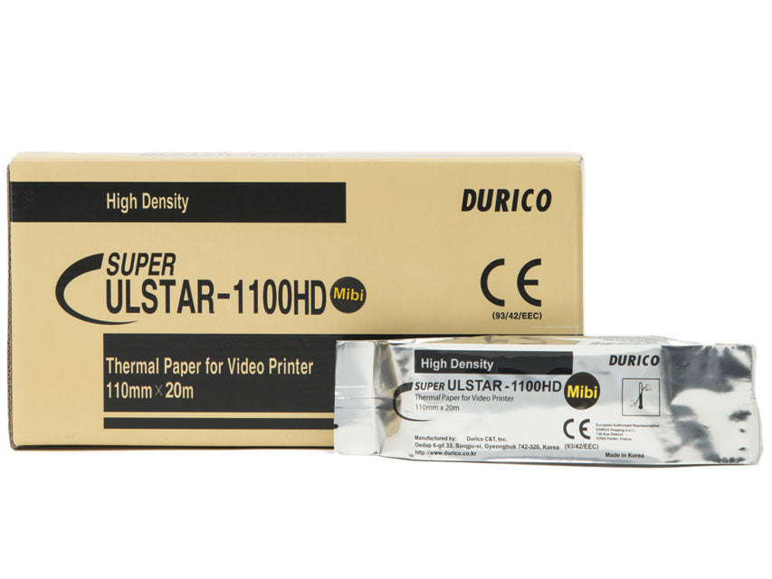 Carta videostampante durico compatibile mitsubishi k65hm/kp65hm - conf. 5 pz.