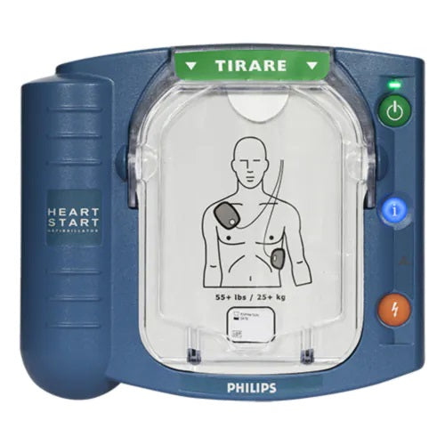 Defibrillatore DAE Semiautomatico Philips HS1 - completo con borsa