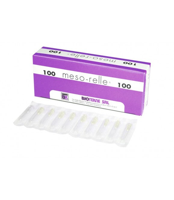 MESO-RELLE Aghi Mesorelle Luer per scleroterapia e filler 12 mm