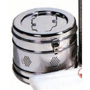 Panier en acier inox avec couvercle