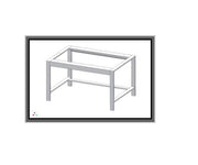 Soporte para campana Atlantic - solo estructura - 1600x700x800 mm