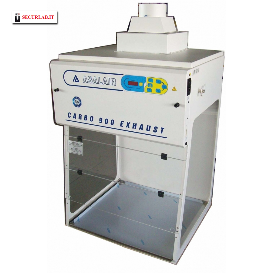Campana extractora ASALAIR CARBO 900/B con filtro de carbón para aplicaciones especiales