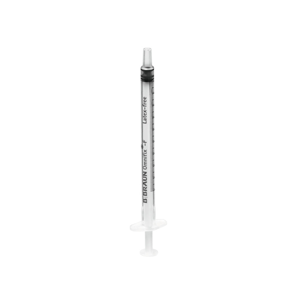 B.Braun Omnifix-F Solo jeringas de 1 ml Luer Central espacio residual reducido - env.100