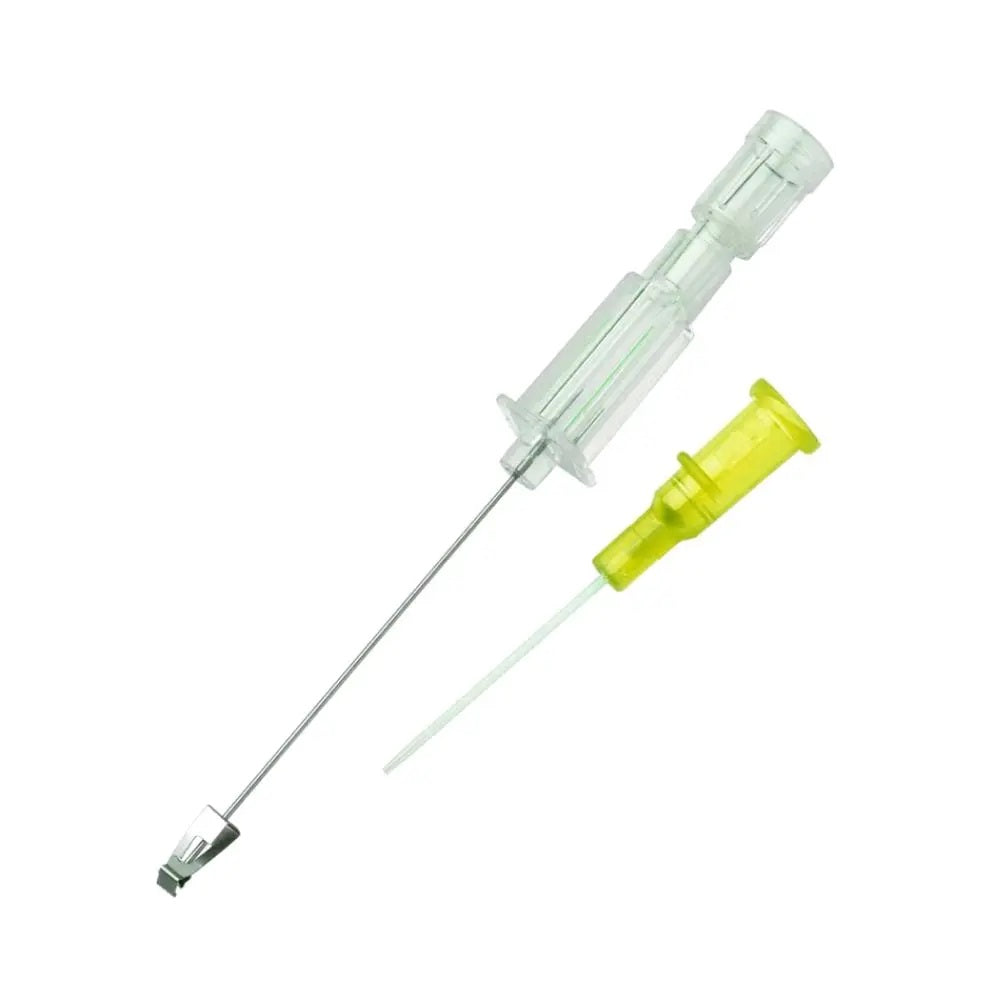 Introcan Safety agujas cánula monovía de seguridad 24Gx19mm - amarillo - env. 50